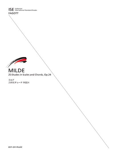 ISE(International Standard Etudes) for Fagott ISE ミルデ:25のエチュード Op.24