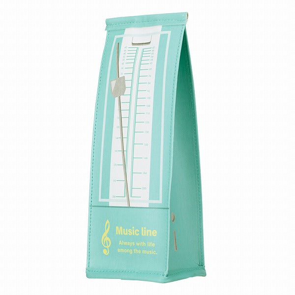 音楽関連グッズ | Music line メトロノーム型ペンケース(ミント