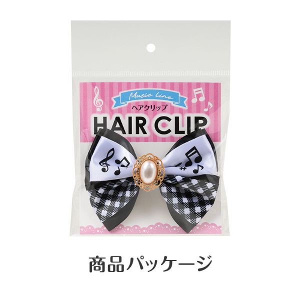 Music line ヘアクリップ