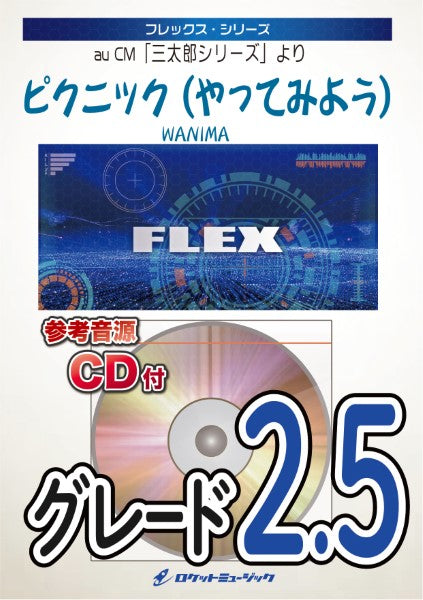 FLEX180 ピクニック(やってみよう)/WANIMA【参考音源CD付】