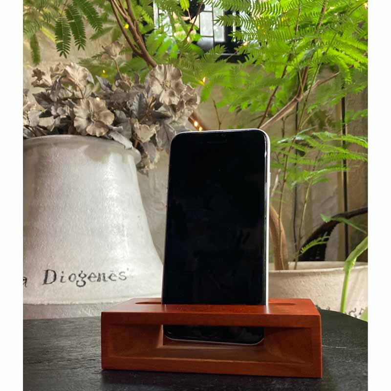 木製スマホスピーカー Cle de sol