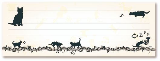 ミニメモ帳 Chat noir