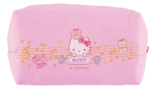 スクエアポーチ ハローキティ ピンク