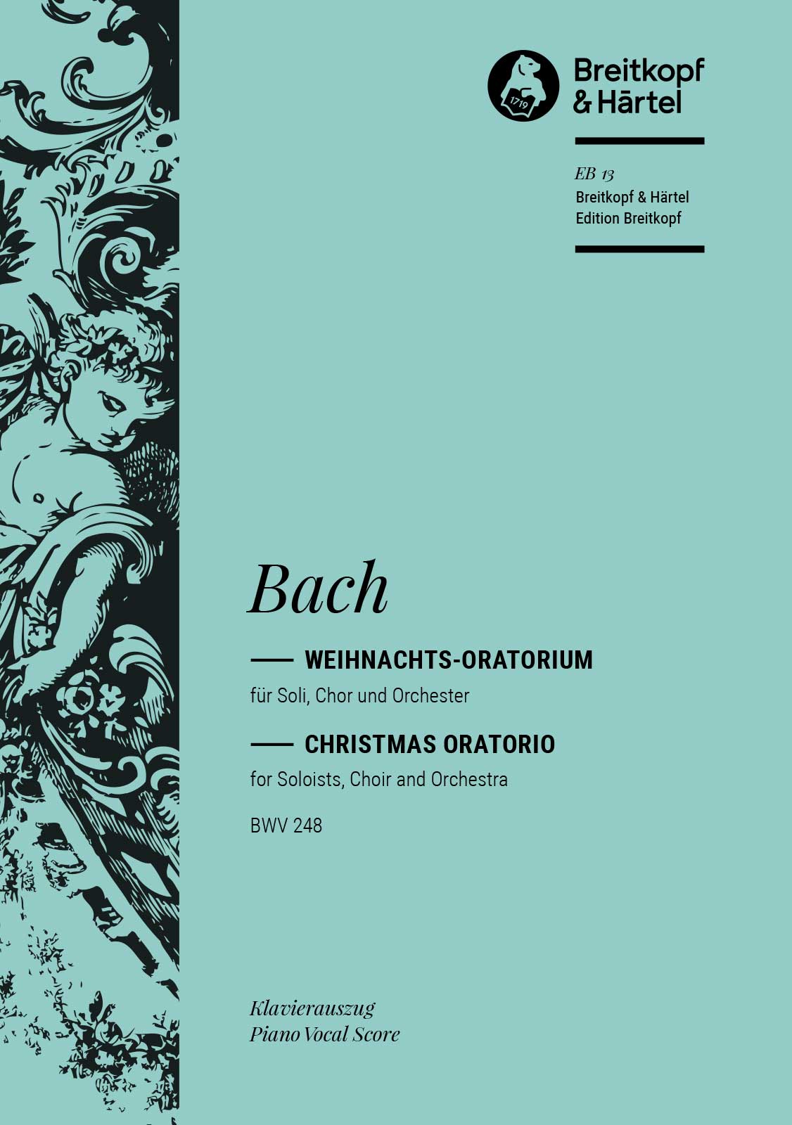 バッハ:クリスマス・オラトリオ BWV 248 (独語・英語) 【輸入:合唱とピアノ】