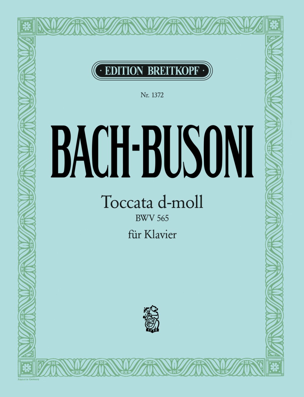 バッハ:トッカータとフーガ ニ短調 BWV 565/ブゾーニ編曲 【輸入:ピアノ】