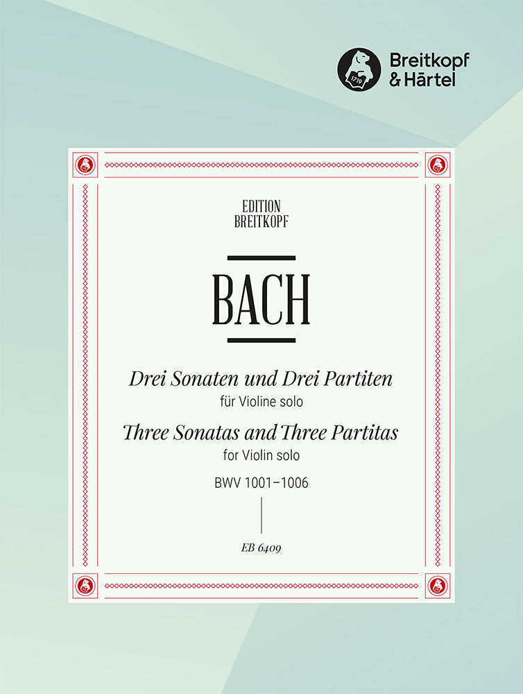 バッハ:無伴奏バイオリンのためのソナタとパルティータ BWV 1001-1006 【輸入:ヴァイオリン】