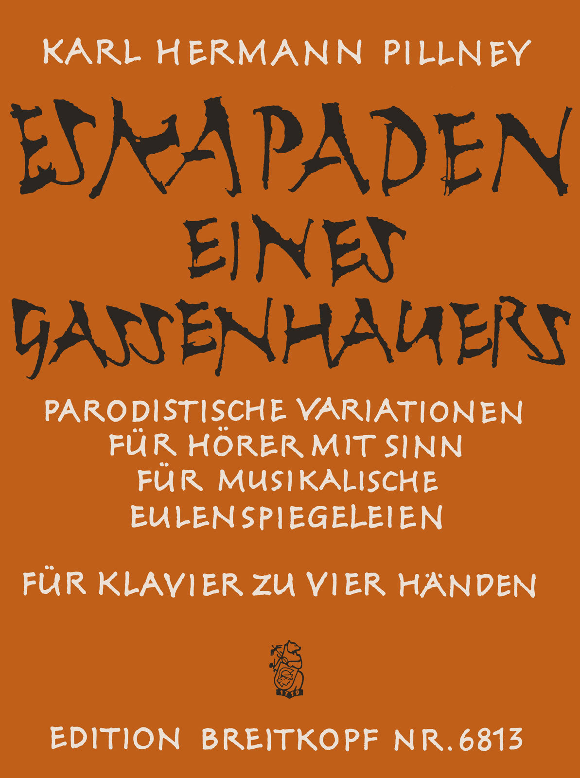 ピルニー:ESKAPADEN EINES GASSENHAUERS 【輸入:ピアノ】