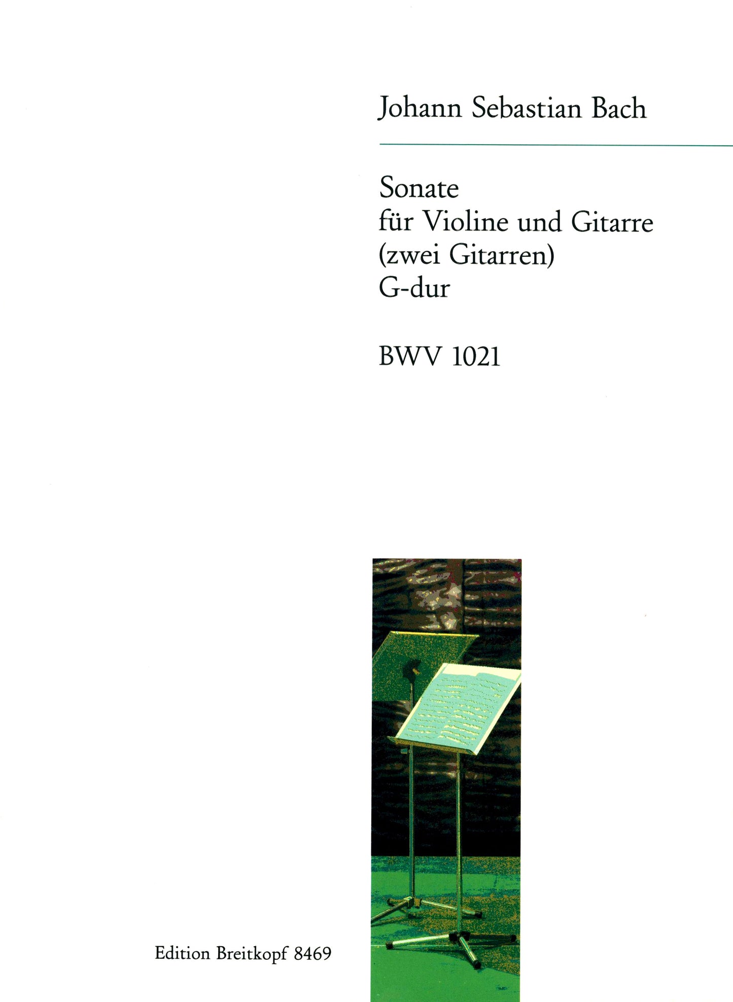 バッハ:バイオリン・ソナタ BWV 1021 【輸入:室内楽(パート譜)】