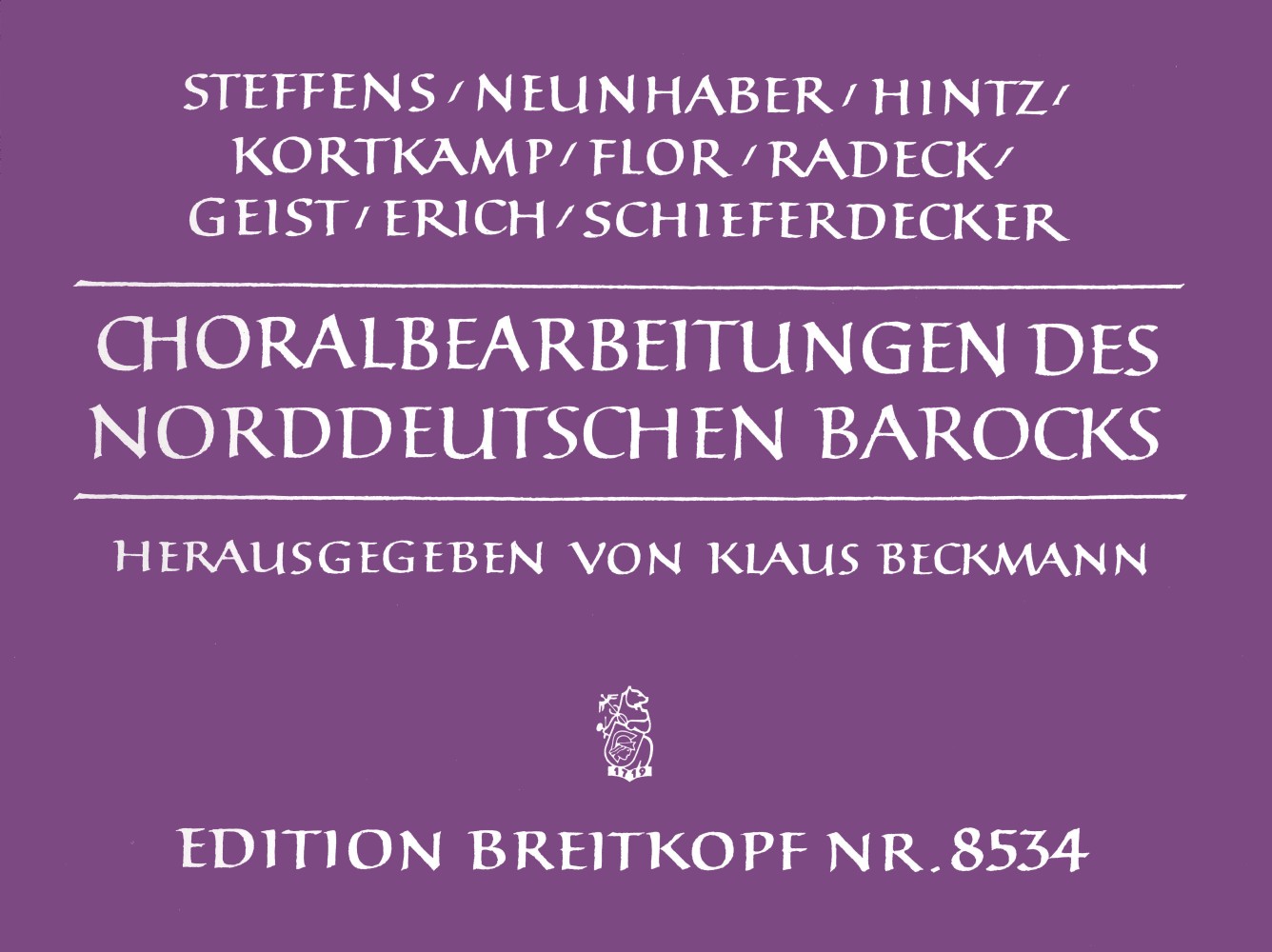 CHORALBEABEITUNGEN DES NORDDEUTSCHEN BAROCKS 【輸入:オルガン】