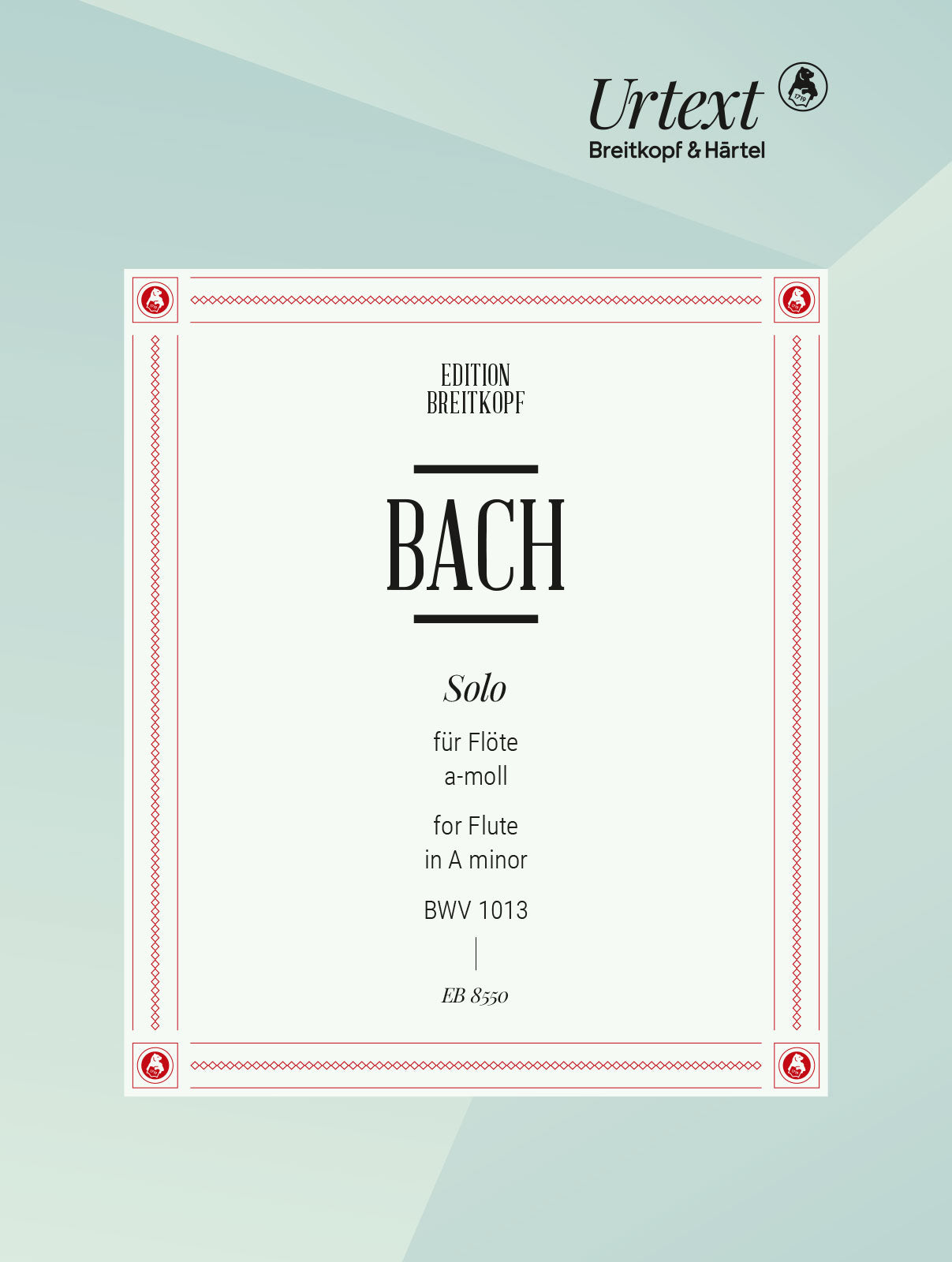 バッハ:無伴奏フルートのためのパルティータ イ短調 BWV 1013 【輸入:フルート】