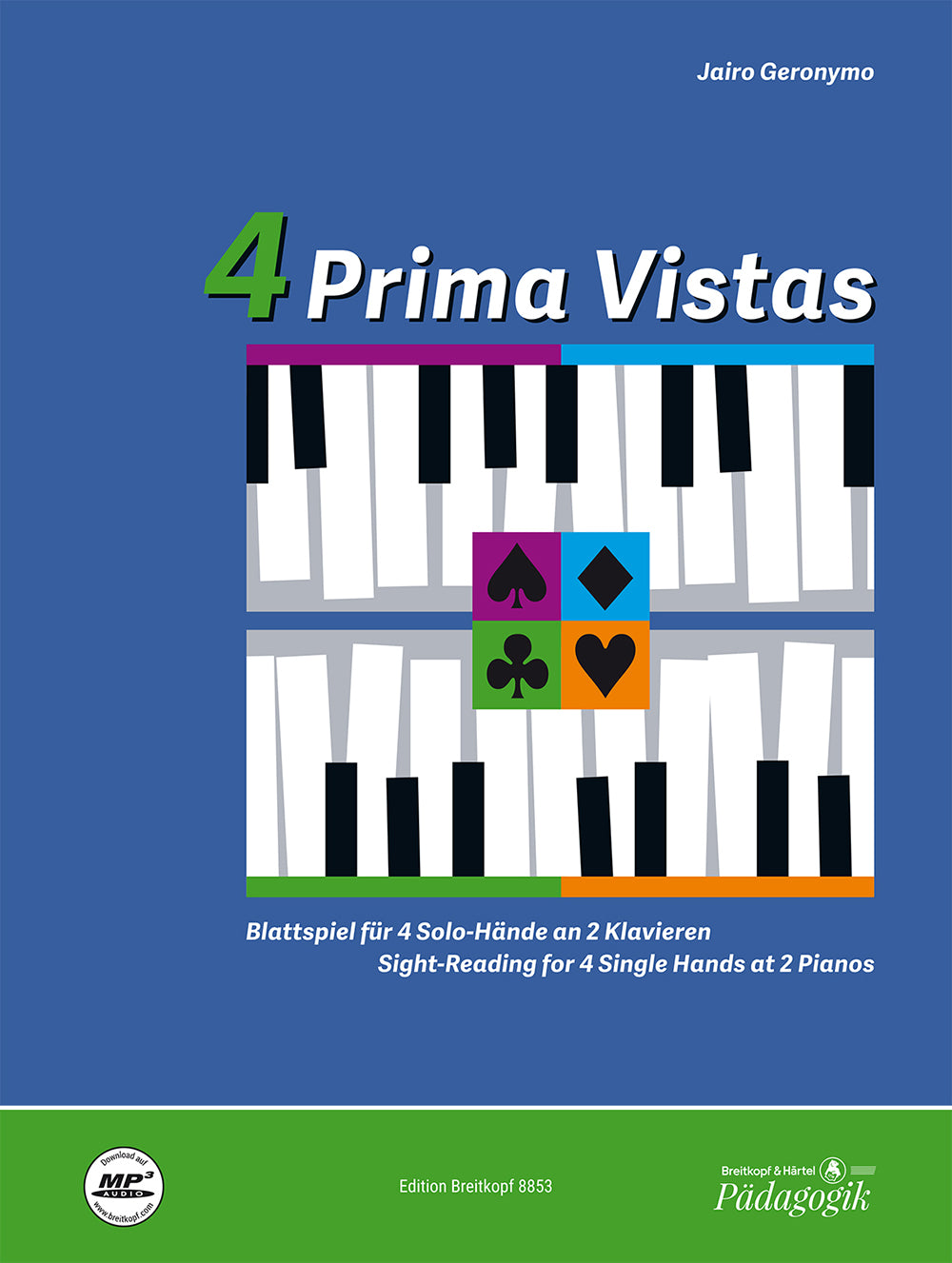 GERONYMO:4 Prima Vistas: 初級でもみんなで力を合わせればクラシックの名曲が弾ける/Naumann編 【輸入:ピアノ】