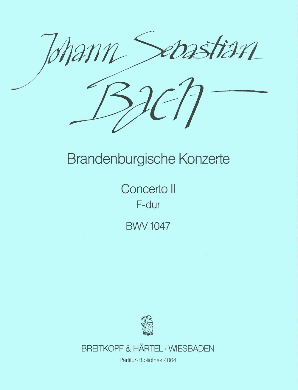 バッハ:ブランデンブルク協奏曲 第2番 ヘ長調 BWV 1047 【輸入:室内楽(スコア)】