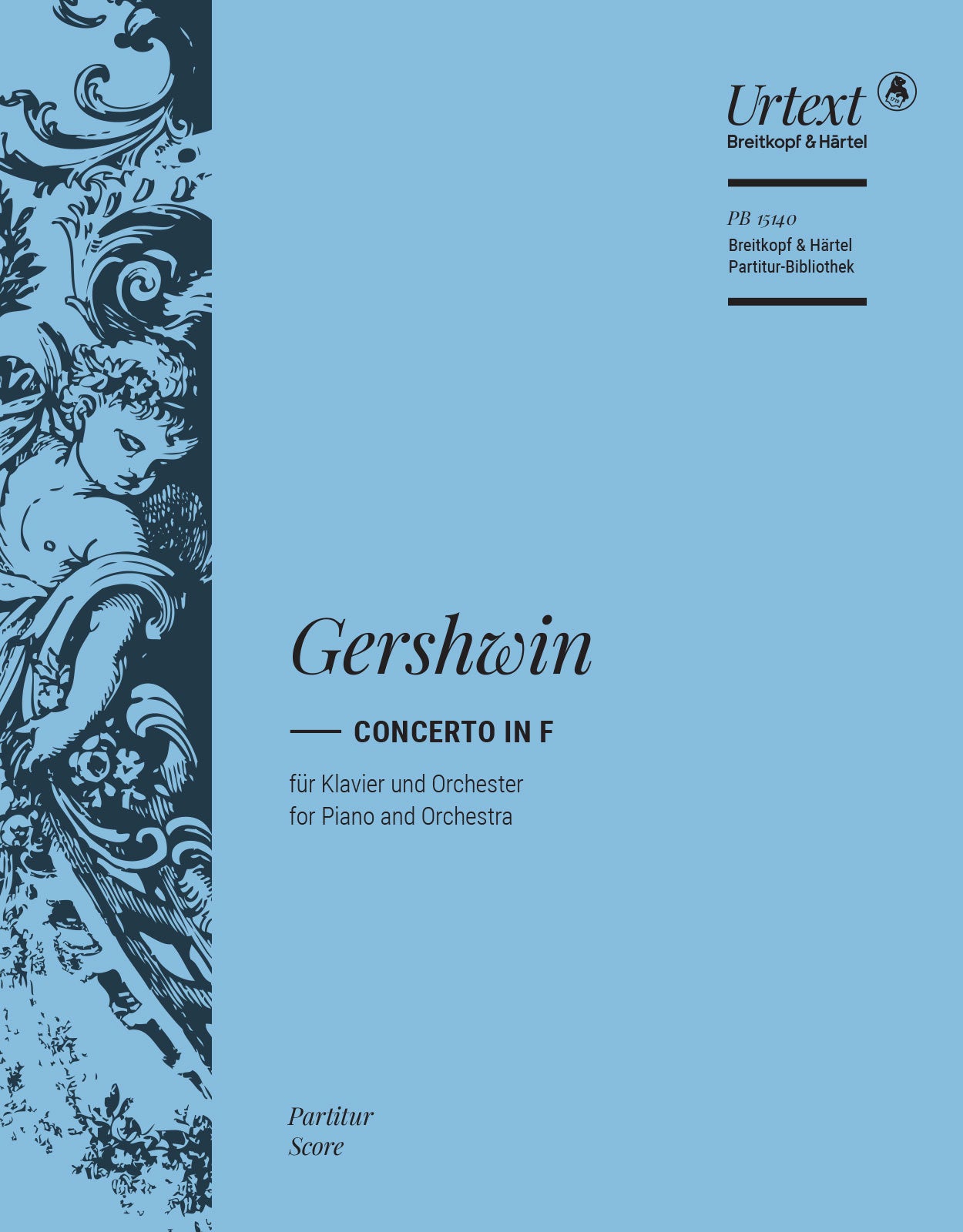 ガーシュウィン:ヘ調のコンチェルト/原典版/Gertsh編: 指揮者用大型スコア 【輸入:ピアノとオーケストラ(スコア)】