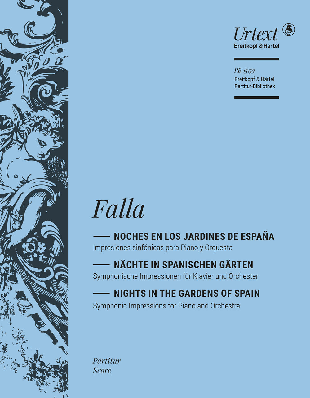 ファリャ:交響的印象「スペインの庭の夜」/原典版/Scheideler編: 指揮者用大型スコア 【輸入:ピアノとオーケストラ(スコア)】