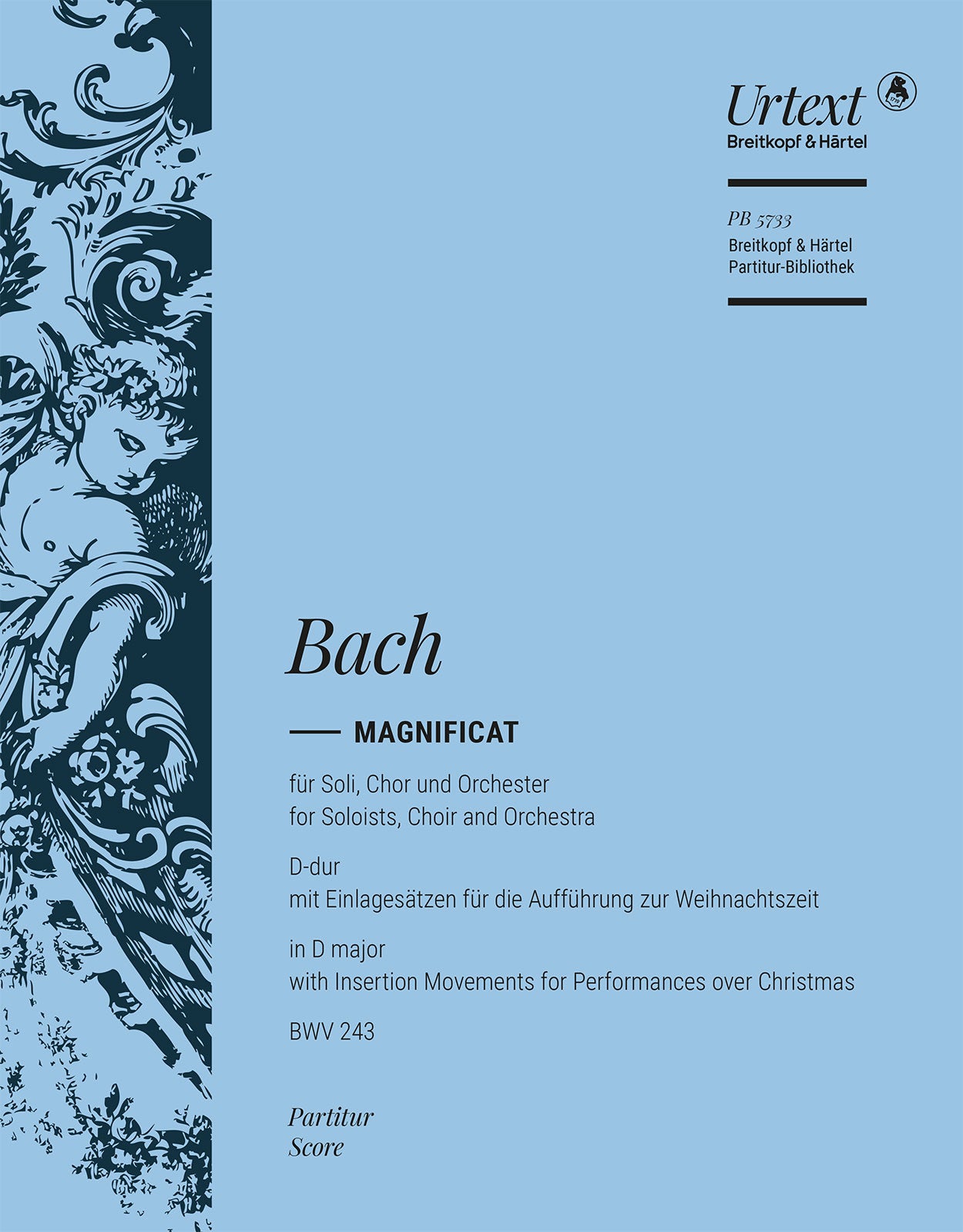 バッハ:マニフィカート ニ長調 BWV 243/原典版/Erler編: 指揮者用大型スコア 【輸入:合唱とオーケストラ】