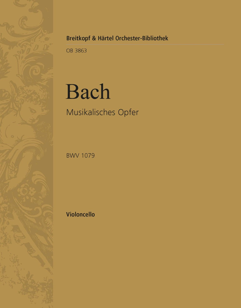バッハ:音楽の捧げもの BWV 1079/Pillney編: チェロ 【輸入:オーケストラ・パート譜】