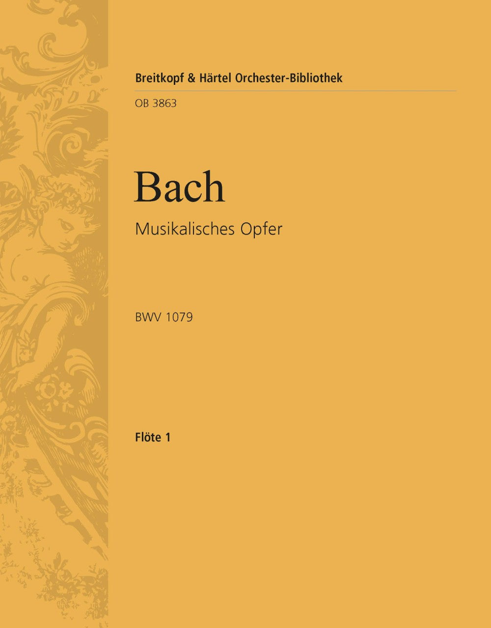 バッハ:音楽の捧げもの BWV 1079/Pillney編: フルート 【輸入:オーケストラ・パート譜】
