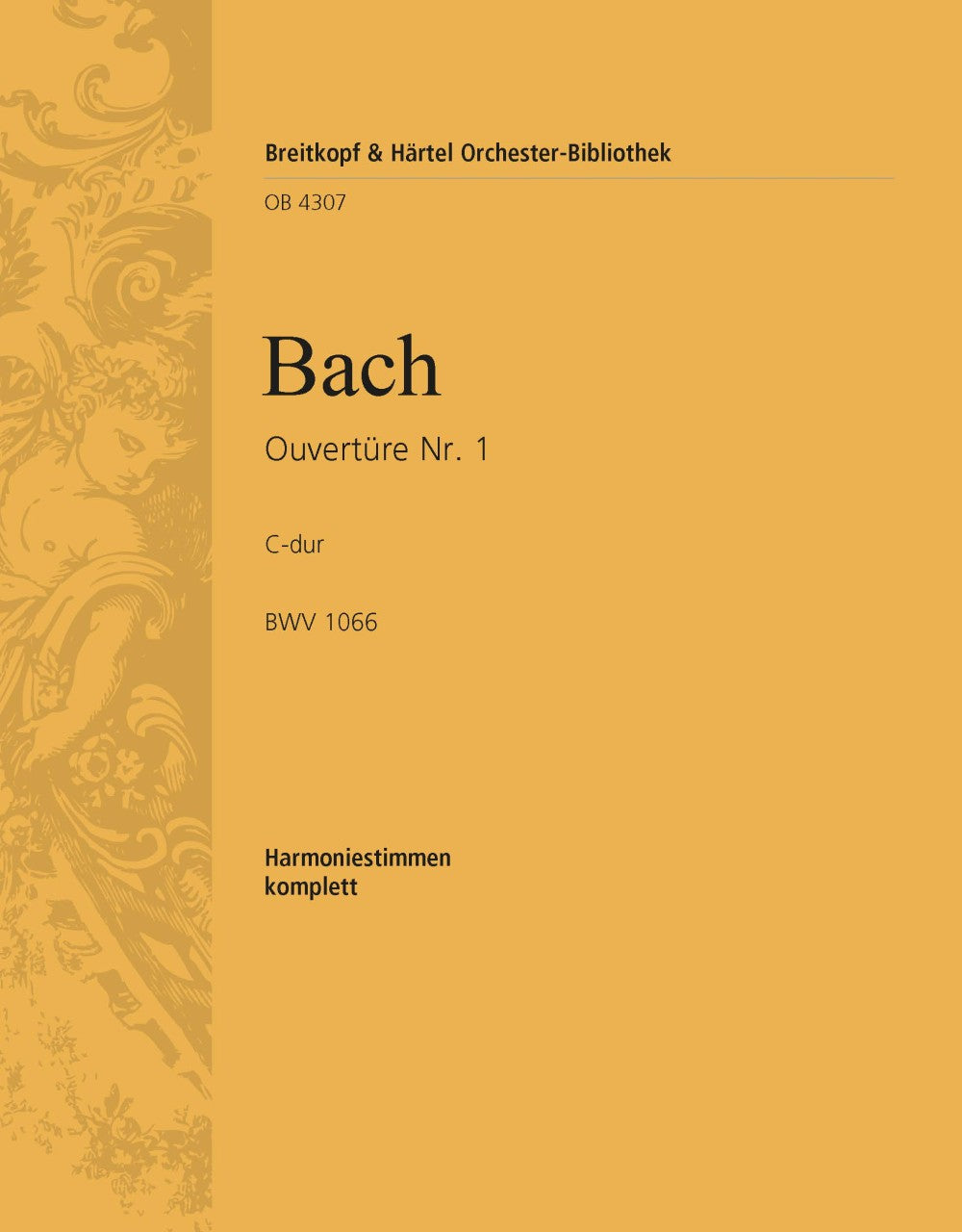 バッハ:管弦楽組曲 第1番 ハ長調 BWV 1066: 管楽器パート譜セット 【輸入:オーケストラ・パート譜】