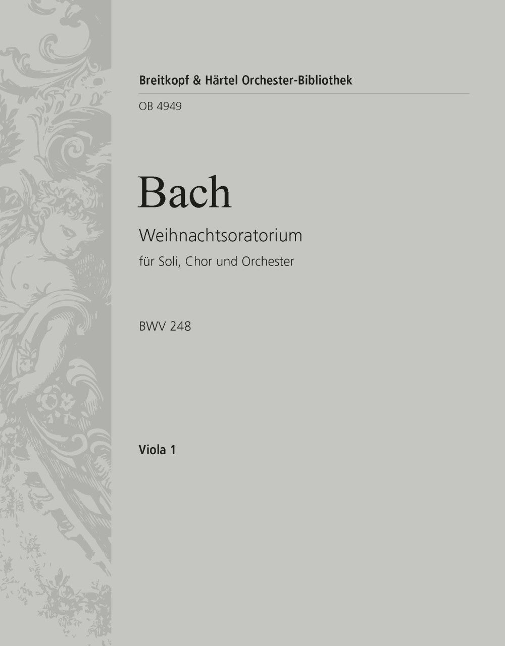 バッハ:クリスマス・オラトリオ BWV 248: バイオリン 2 【輸入:オーケストラ・パート譜】