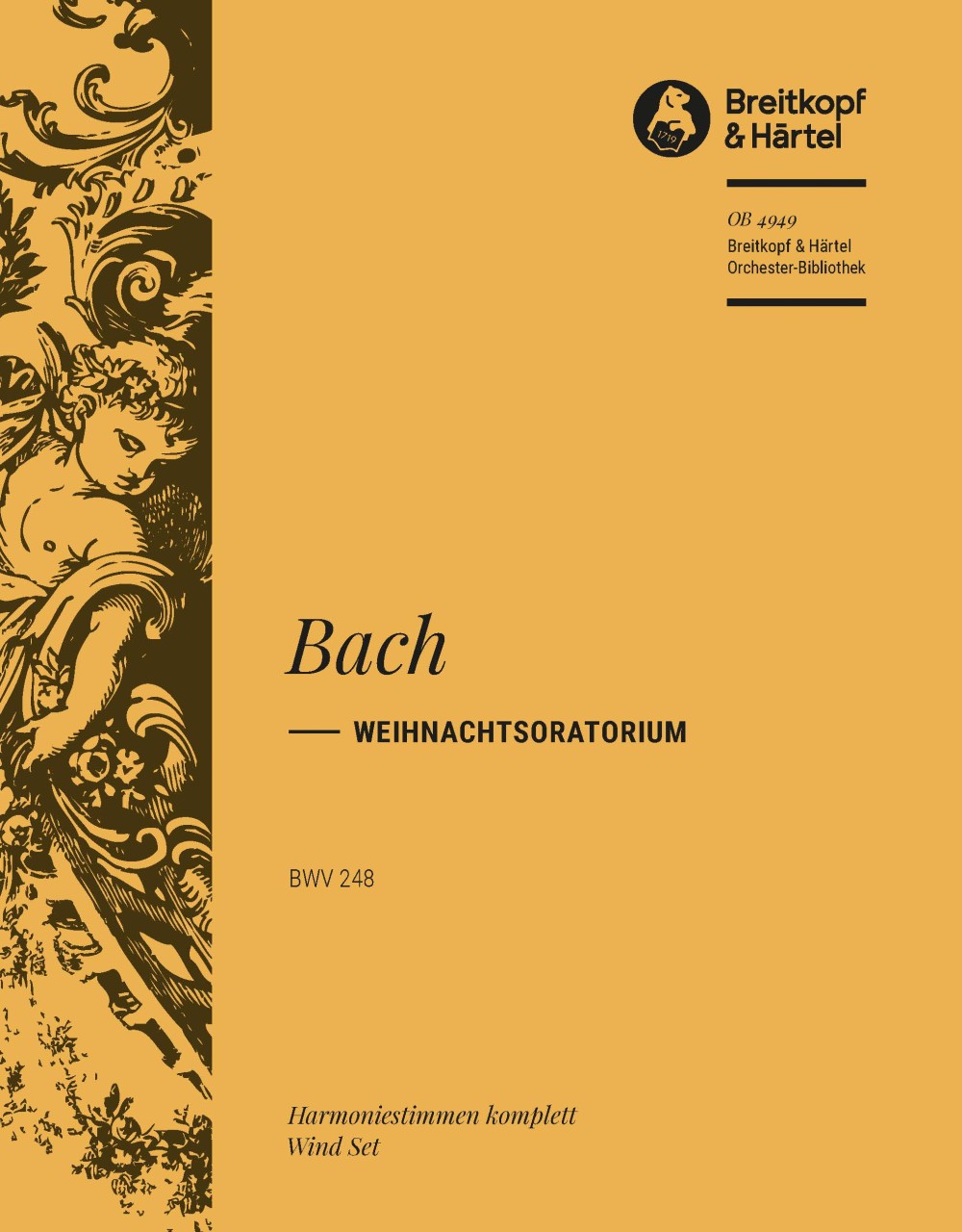 バッハ:クリスマス・オラトリオ BWV 248: 管打楽器パート譜セット 【輸入:オーケストラ・パート譜】