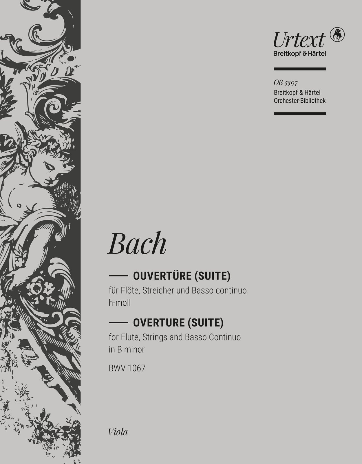 バッハ:管弦楽組曲 第2番 ロ短調 BWV 1067/原典版/Breig編: ビオラ 【輸入:オーケストラ・パート譜】