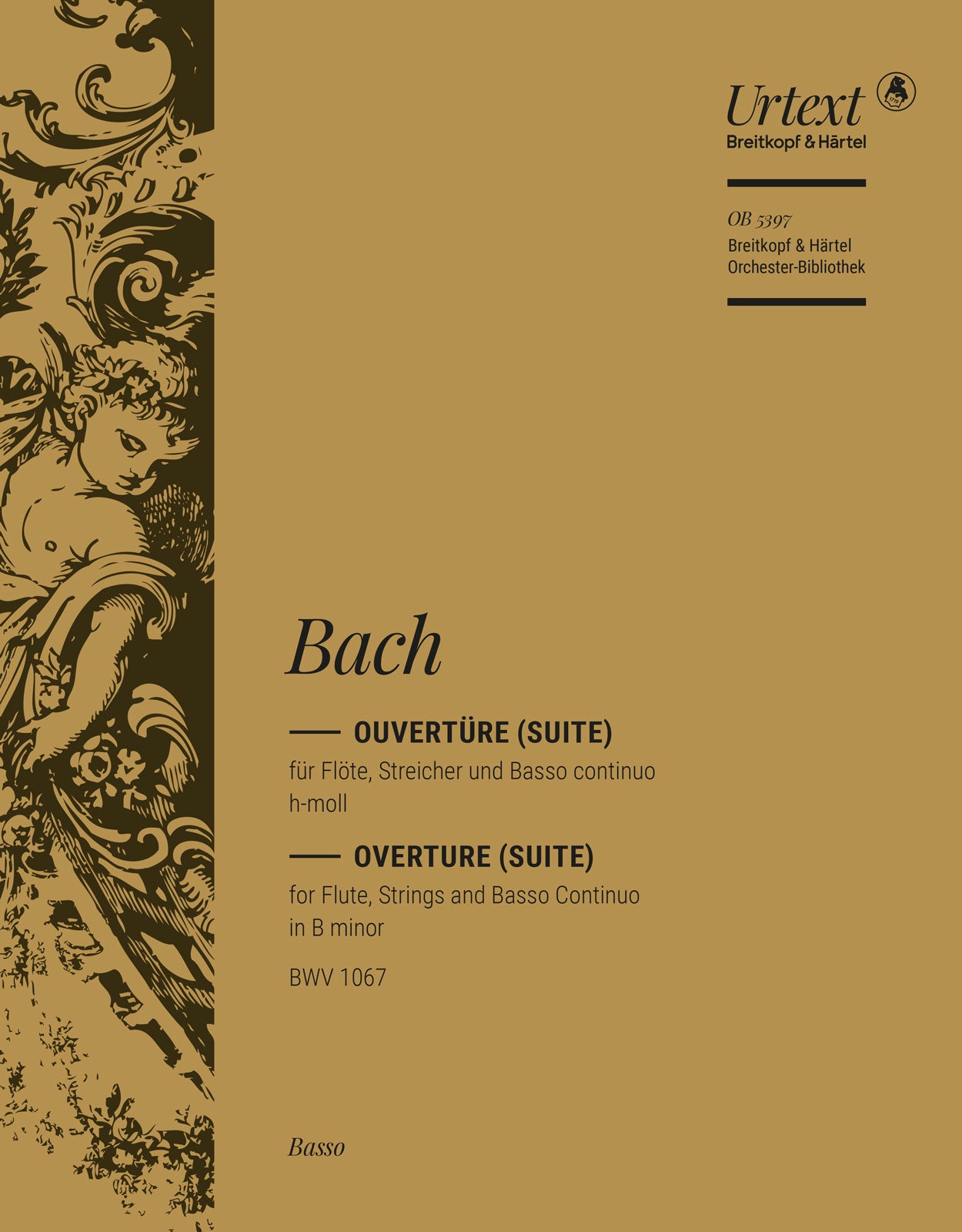 バッハ:管弦楽組曲 第2番 ロ短調 BWV 1067/原典版/Breig編: チェロ/コントラバス 【輸入:オーケストラ・パート譜】