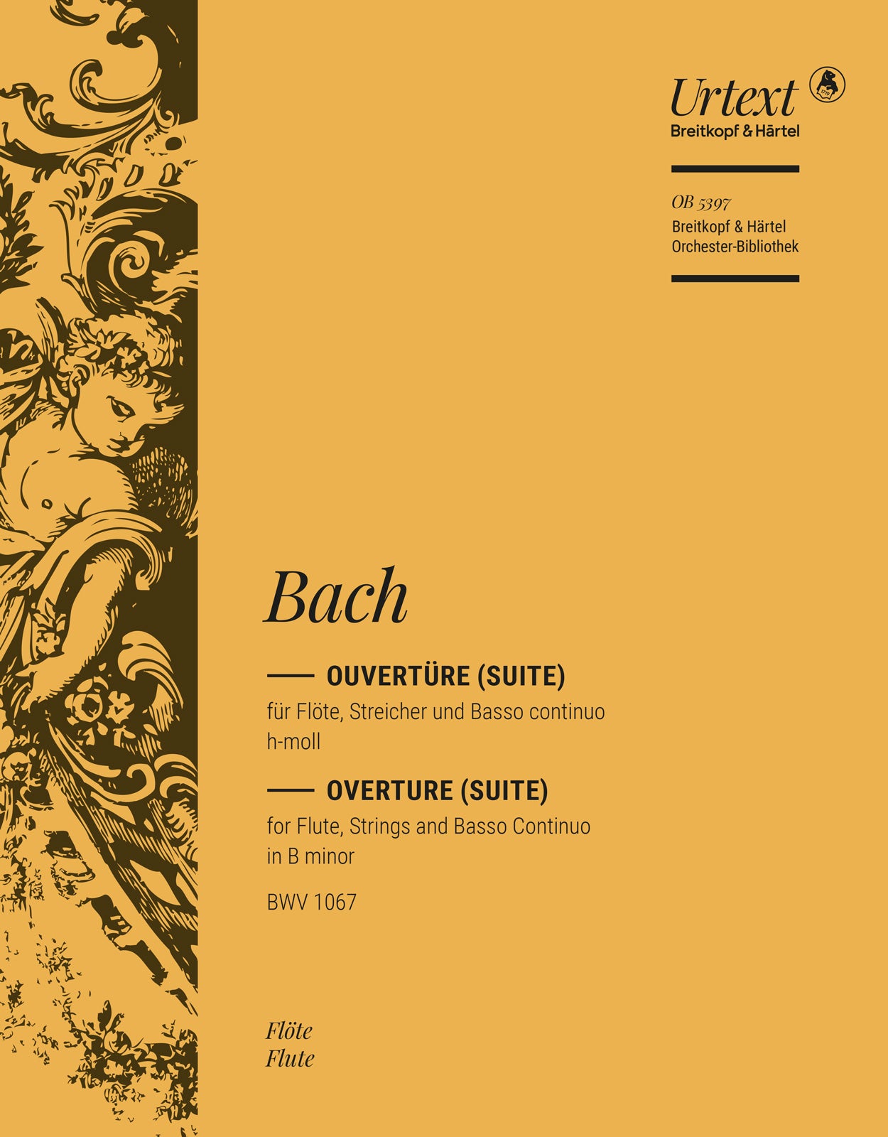 バッハ:管弦楽組曲 第2番 ロ短調 BWV 1067/原典版/Breig編: フルート 【輸入:オーケストラ・パート譜】