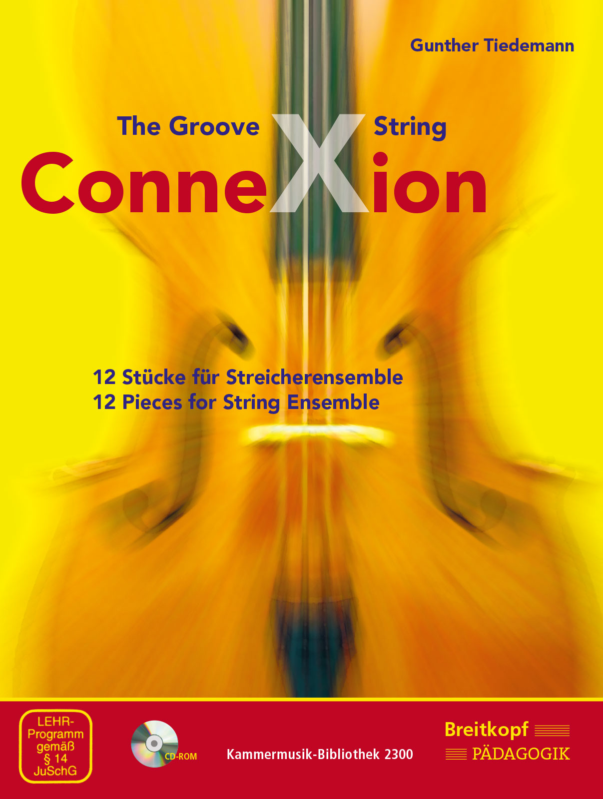 ティーデマン:Groove String ConneXion, The: 弦楽アンサンブルのための12の小品(CD-ROM付) 【輸入:室内楽(パート譜)】