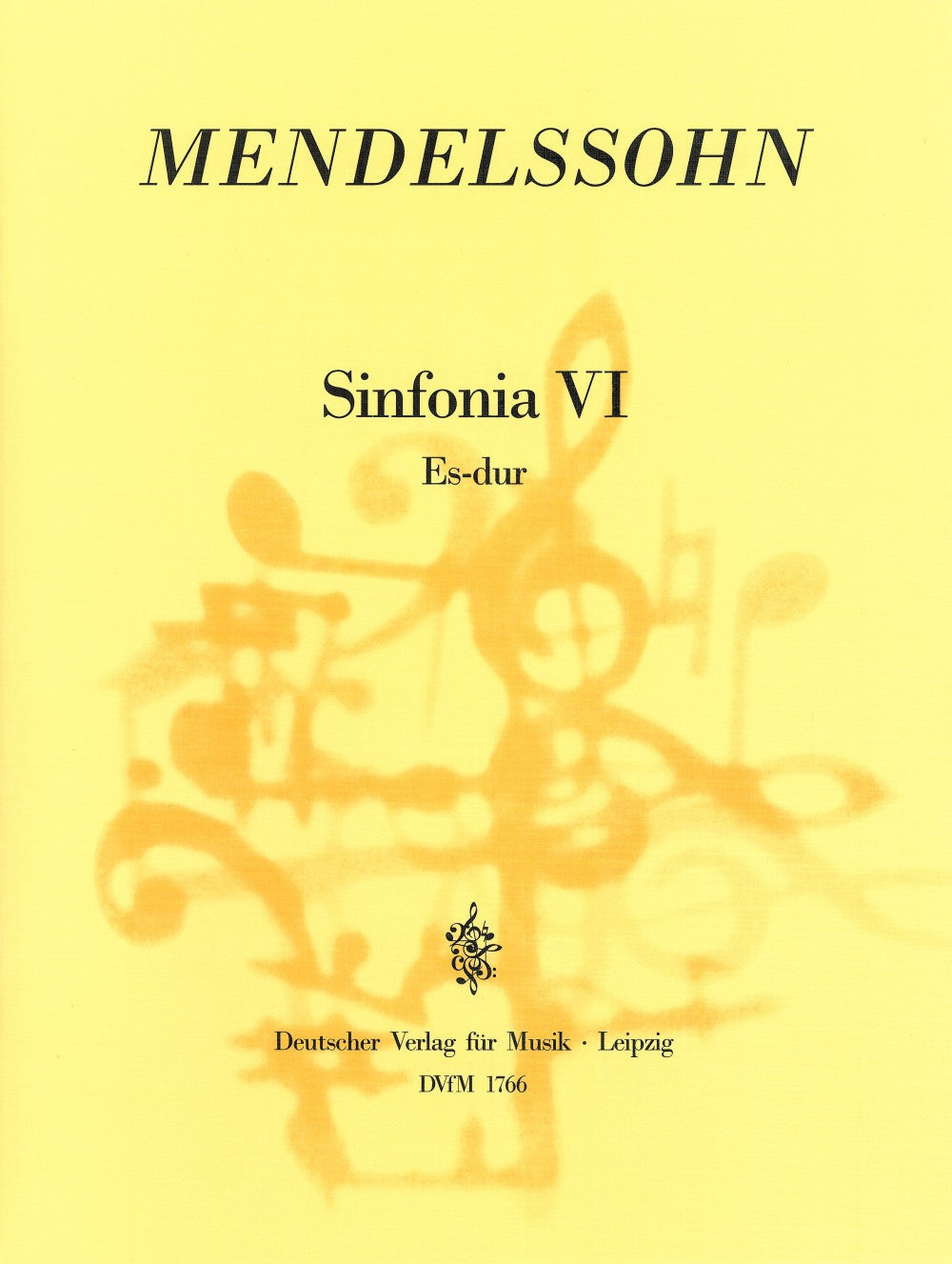 メンデルスゾーン：弦楽のための交響曲 第6番 変ホ長調 MWV N6/ライプツィヒ・メンデルゾーン全集に基づく原典版/ヴォフル編: 指揮者用大型スコア  【輸入：オーケストラ(スコア)】