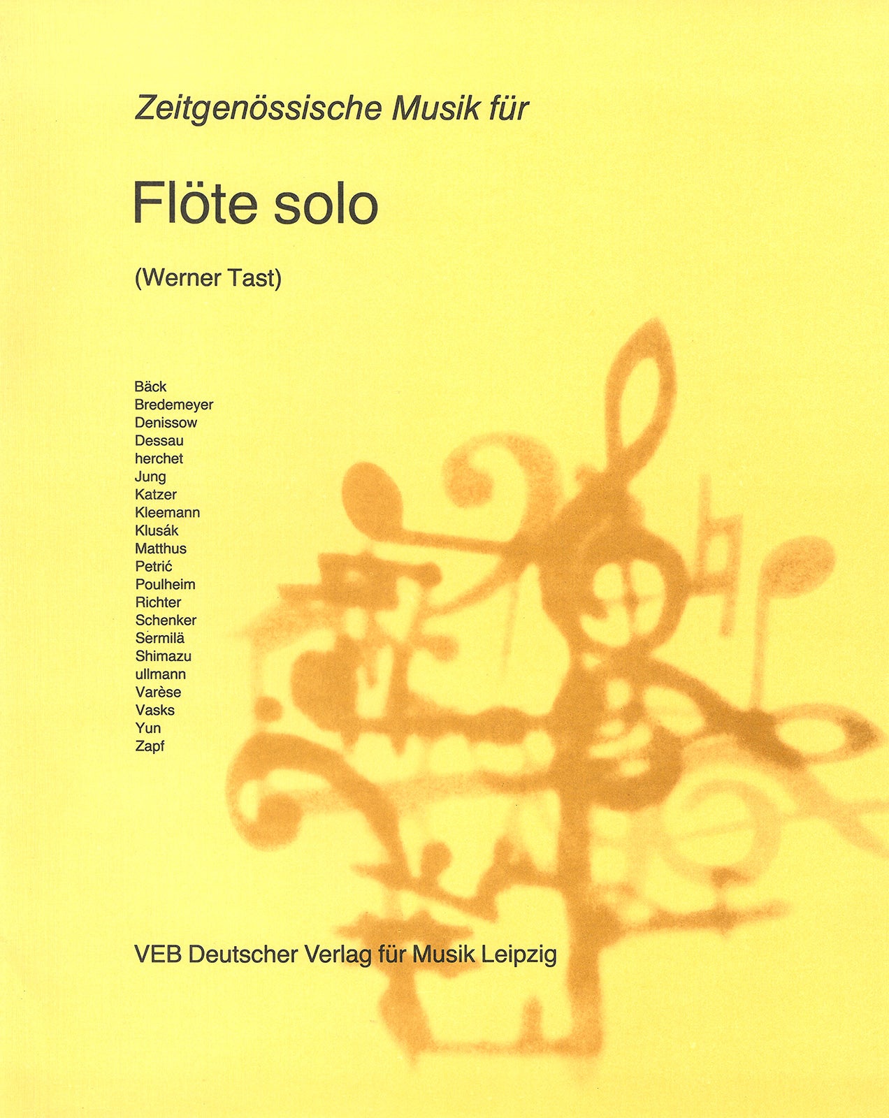 ZEITGENOSISCHE MUSIK FUR FLOTE 【輸入:フルート】