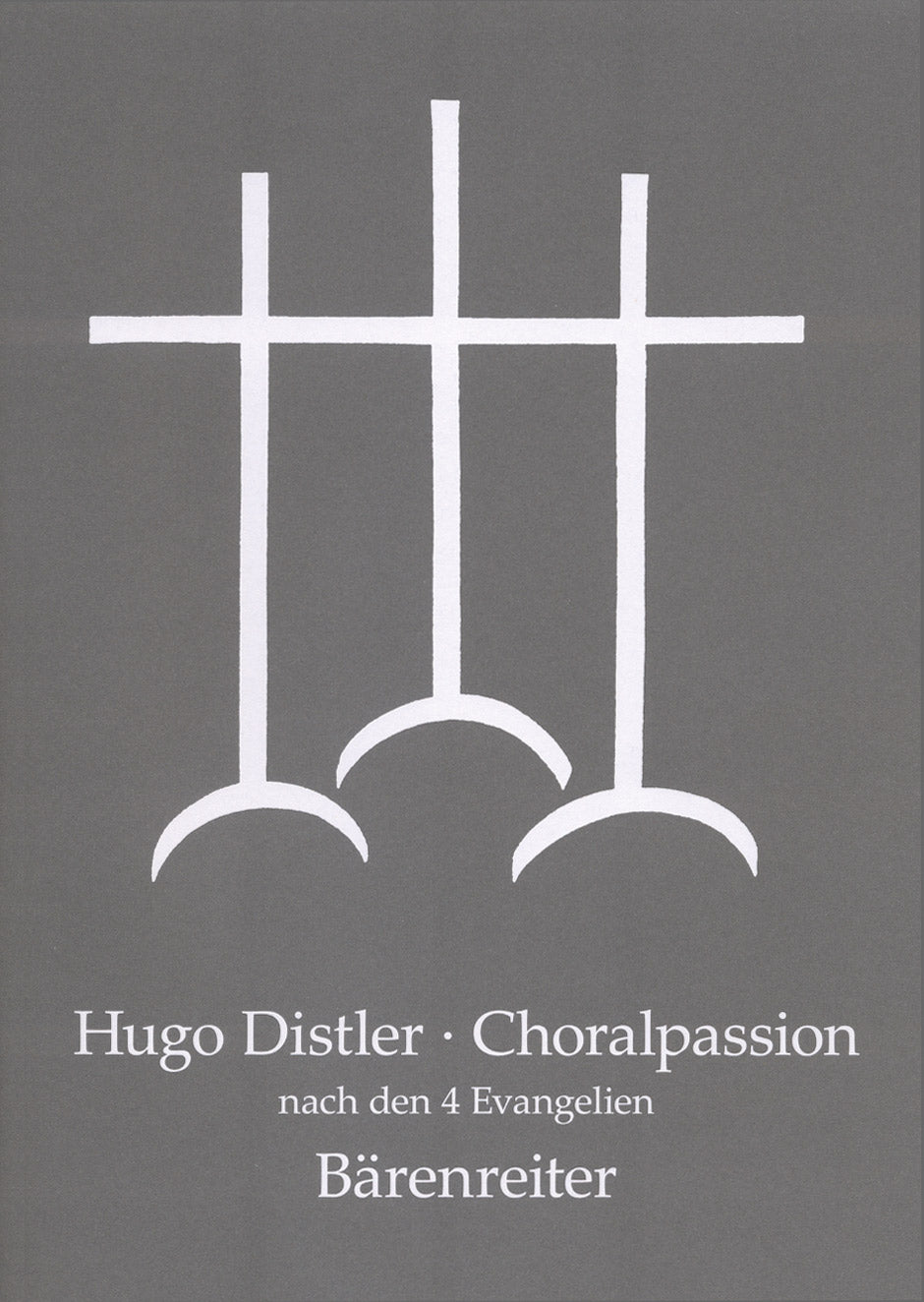ディストラー:4つの福音書によるコラール受難曲 Op.7(テノールとバス独唱、無伴奏混声五部合唱) 【輸入:合唱とピアノ】