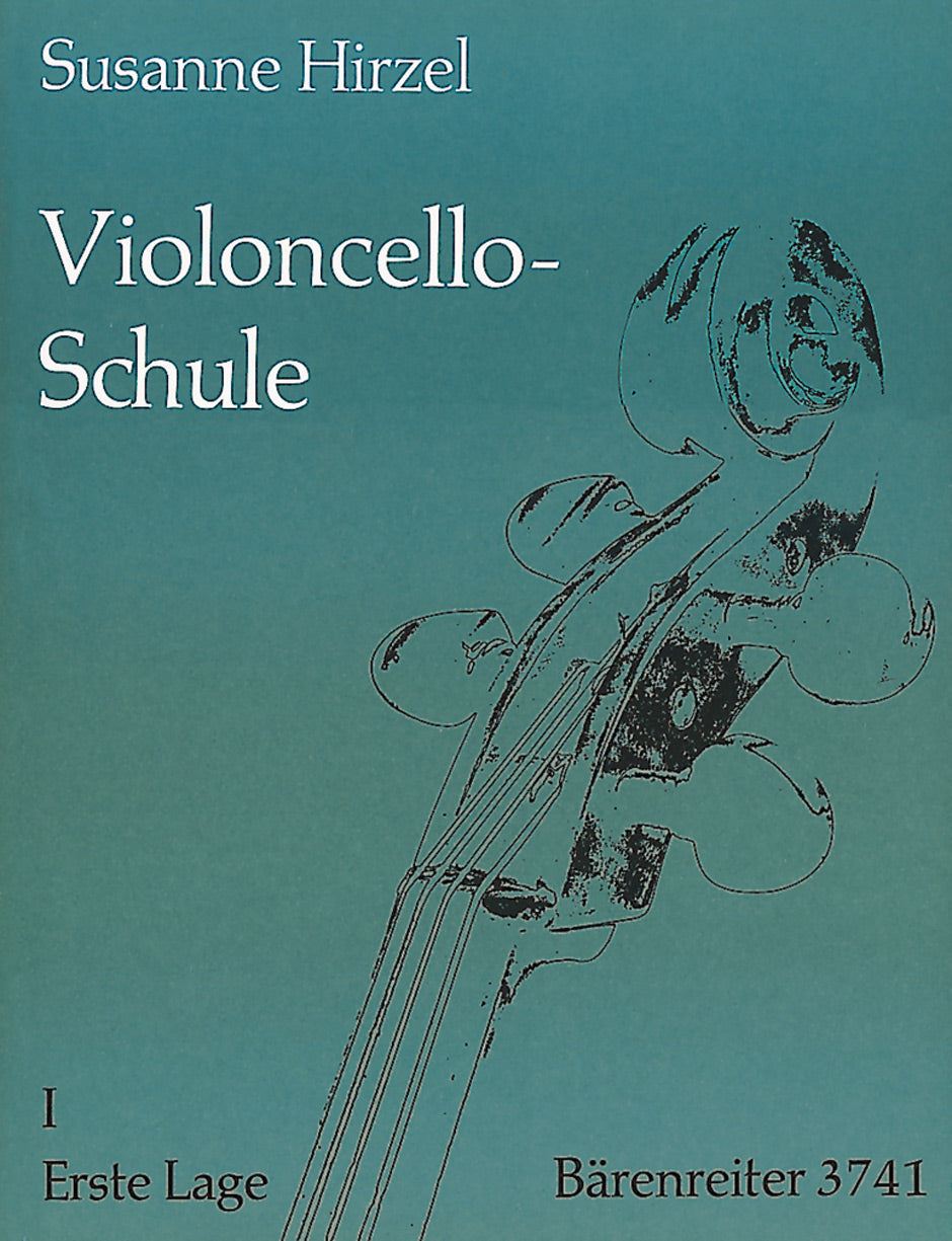 ヒルツェル:VIOLONCELLO-SCHULE HEFT 1:ERSTE LAGE.UBUNGEN 1-191 【輸入:チェロ】