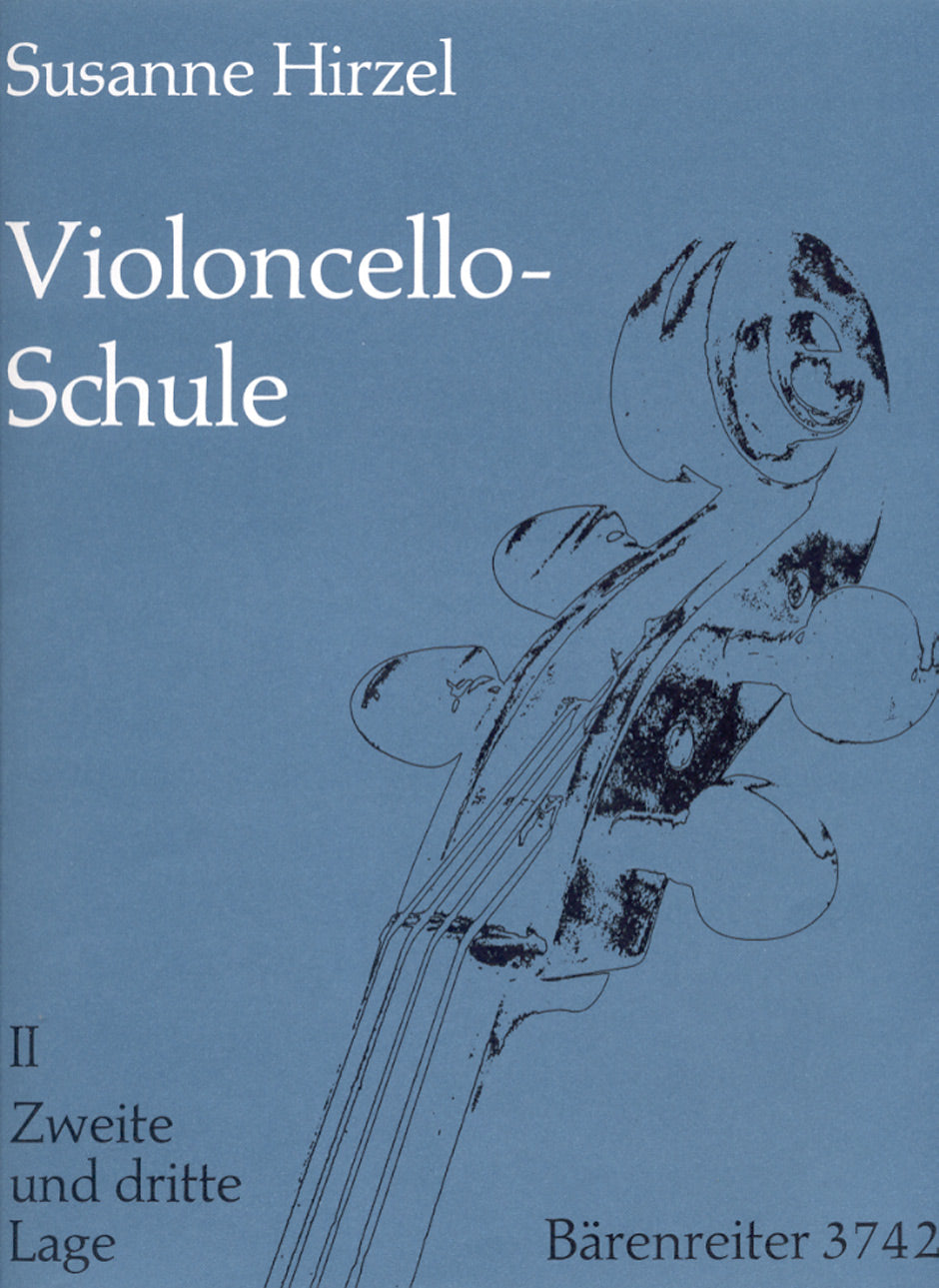 ヒルツェル:VIOLONCELLO-SCHULE HEFT 2:2U.3 LAGE.UBUNGEN 1-109 【輸入:チェロ】