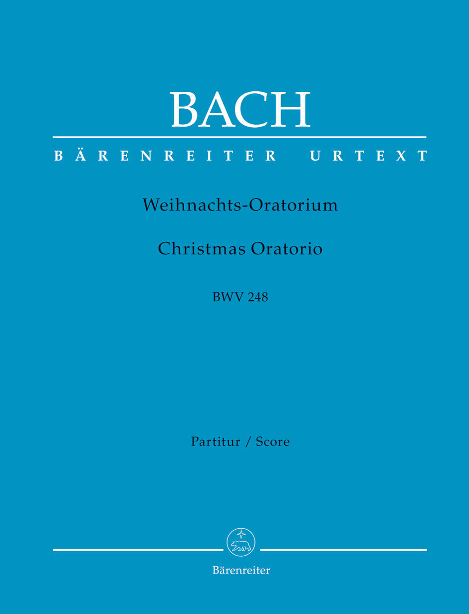 バッハ:クリスマス・オラトリオ BWV 248/原典版/Blankenburg & Durr編: 指揮者用大型スコア(紙装) 【輸入:合唱とオーケストラ】
