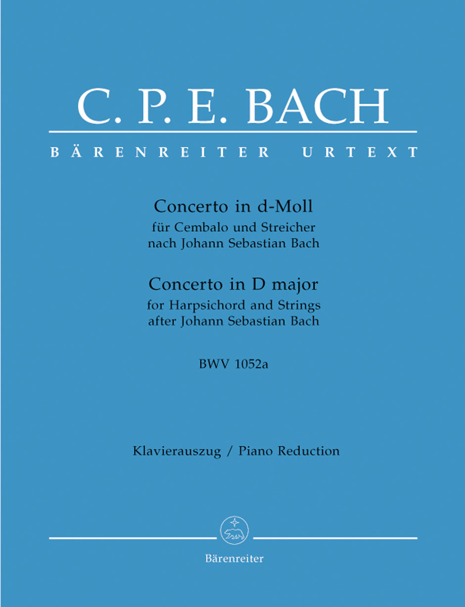 バッハ:ヨハン・セバスティアン・バッハの協奏曲 第1番 BWV1052の初版に基づくチェンバロ協奏曲 ニ短調/原典版 【輸入:ピアノ】