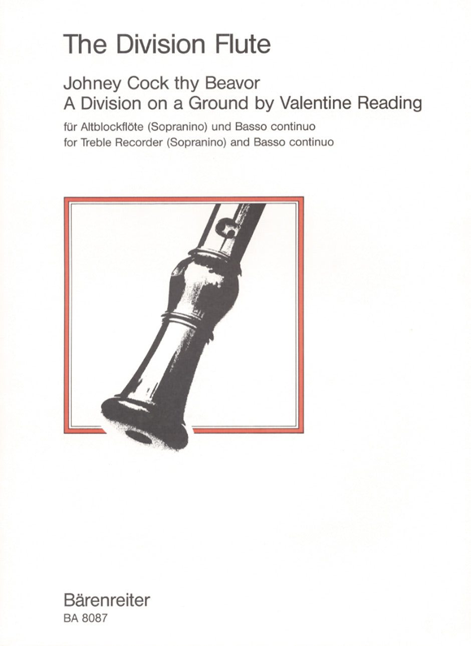 Division Flute, The: Johney Cock thy Beavor(A)/Harras, Altner編 【輸入:リコーダー】