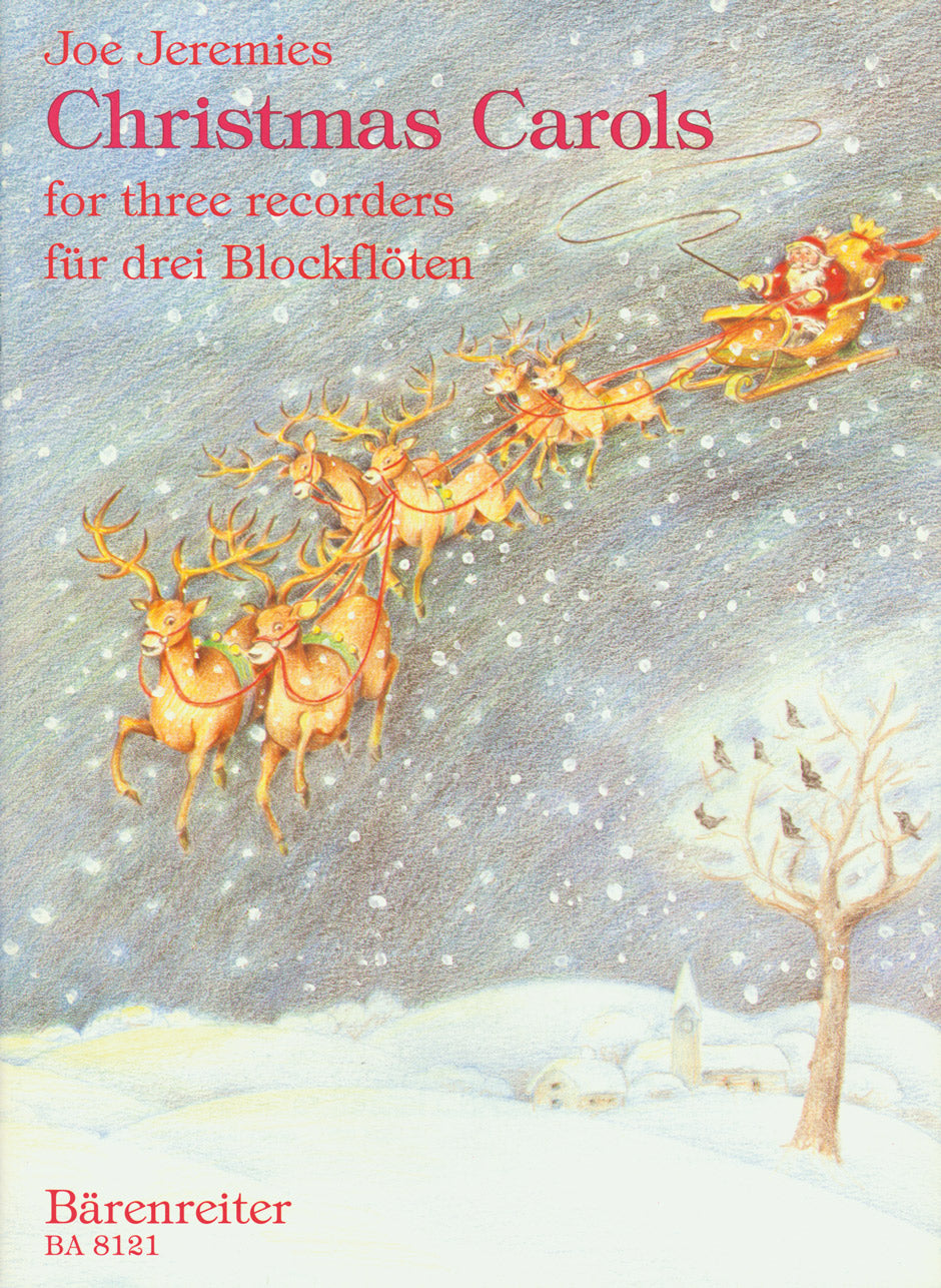 CHRISTMAS CAROLS AND SONGS, ENGLISH(S,S,A)/JEREMIE 【輸入:リコーダー】