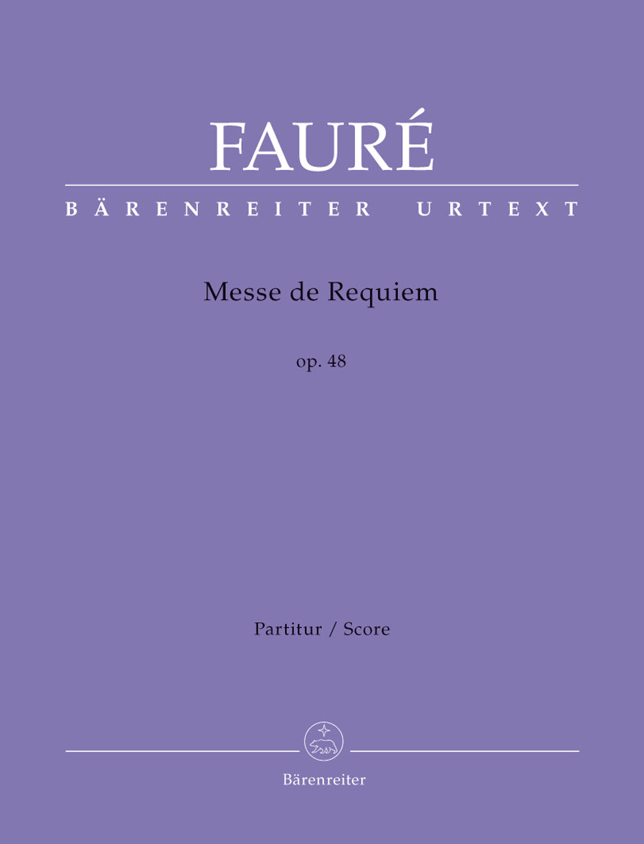 フォーレ:レクイエム Op.48(1900年版)/原典版/Stahl & Stegemann編: 指揮者用大型スコア 【輸入:合唱とオーケストラ】