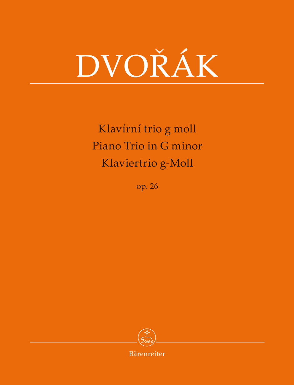 ドヴォルザーク:ピアノ三重奏曲 ト短調 Op.26/Pokorny,Solc編 【輸入:室内楽(パート譜)】
