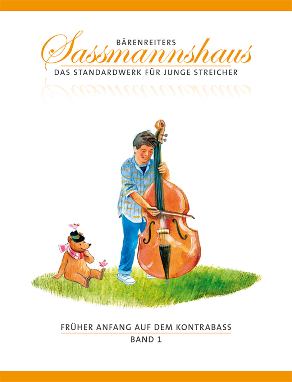 ザスマンスハウス:子供のためのコントラバス教本 第1巻(校訂: ザスマンスハウス, Holger/Close, J. Peter)(独語) 【輸入:コントラバス】