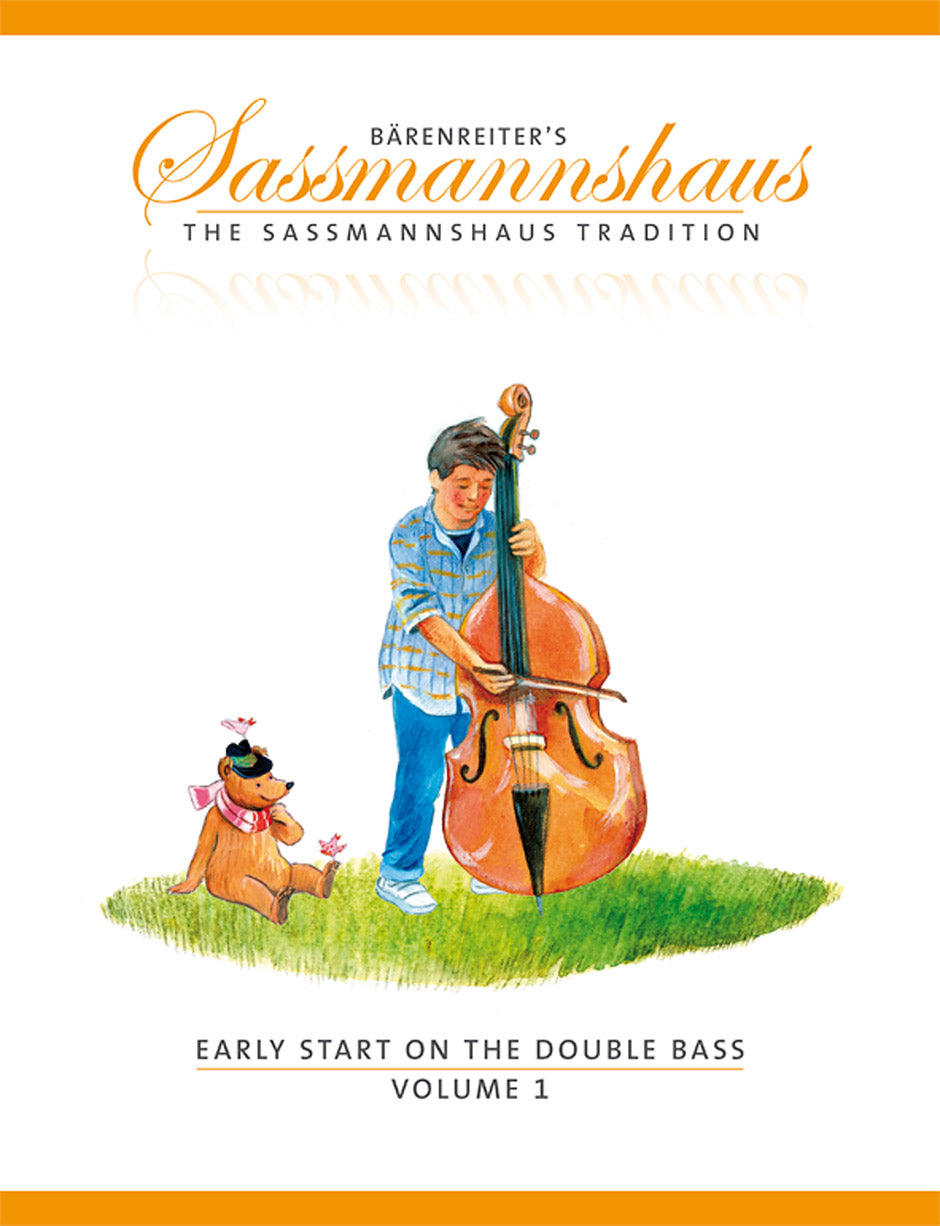 ザスマンスハウス:子供のためのコントラバス教本 第1巻(校訂: ザスマンスハウス, Holger/Close, J. Peter)(英語) 【輸入:コントラバス】