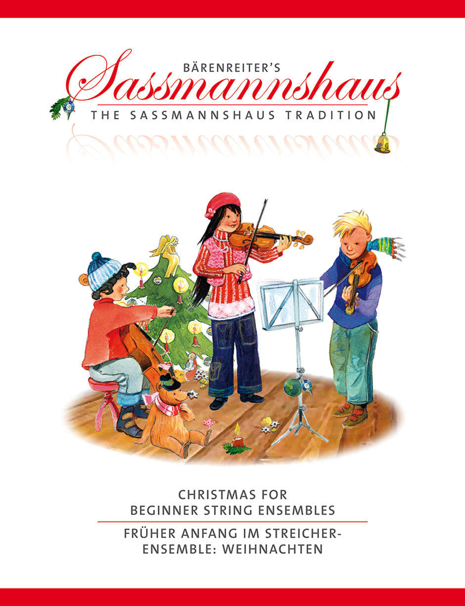 やさしく弾ける 弦楽アンサンブルのためのクリスマス曲集/Sassmannshaus編曲: 演奏用スコア 【輸入:室内楽(パート譜)】