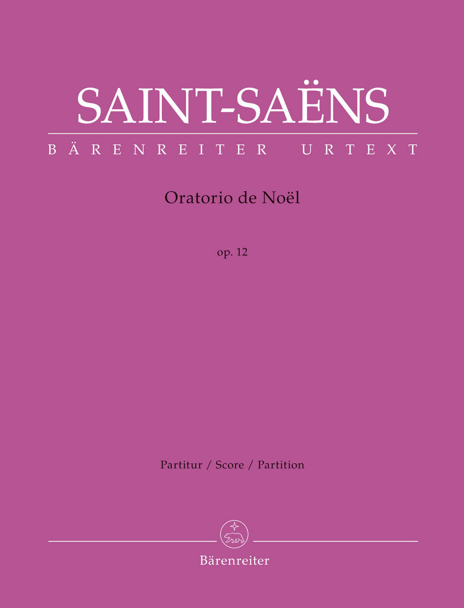 サン・サーンス:クリスマス・オラトリオ Op.12/原典版/Stahl編: 指揮者用大型スコア 【輸入:合唱とオーケストラ】