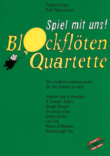 BLOCKFLOTENQUARTETTE(S,A,T,B,AKK)/KREPP/OPPERMANN 【輸入:リコーダー】