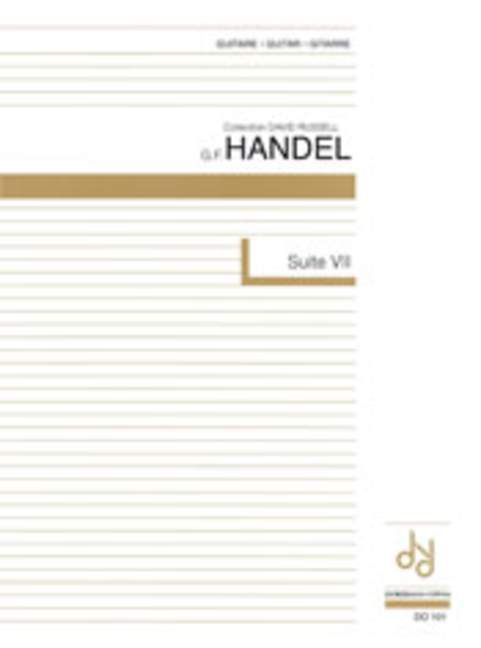 ヘンデル:ハープシコード(チェンバロ)のための組曲 第7番 HWV 432/ギター用編曲/Russell編 【輸入:ギター】