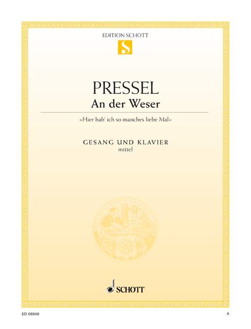 PRESSEL:AN DER WESER(M) 【輸入:ヴォーカルとピアノ】