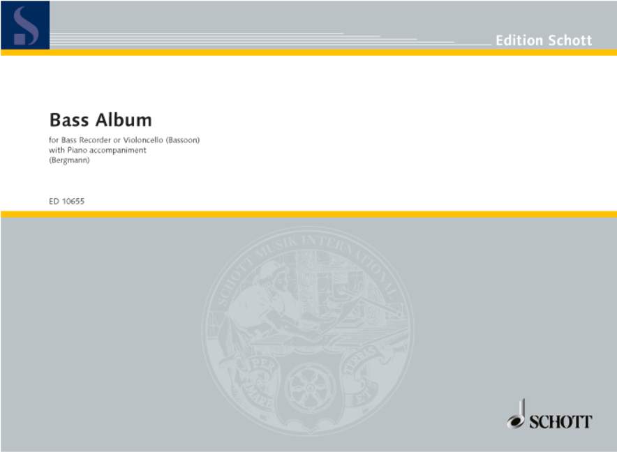 BASS RECORDER ALBUM/BERGMANN 【輸入:リコーダー】