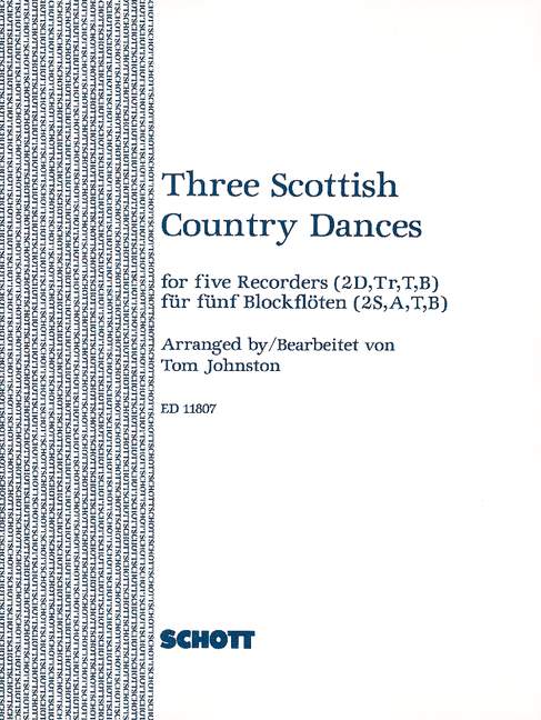 3 SCOTTISH COUNTRY DANCES 【輸入:リコーダー】