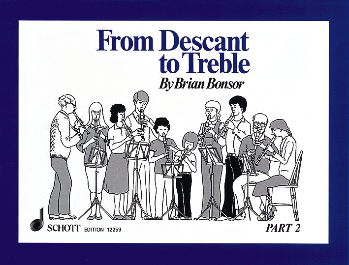 ボンソル:From Descant to Treble 第2巻 (トレブル・リコーダー) 【輸入:リコーダー】