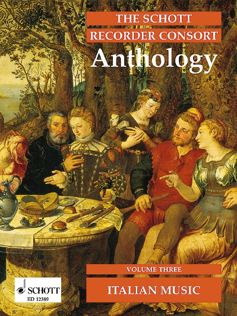 SCHOTT RECORDER CONSORT ANTHOLGY, THE, VOL.3 【輸入:リコーダー】